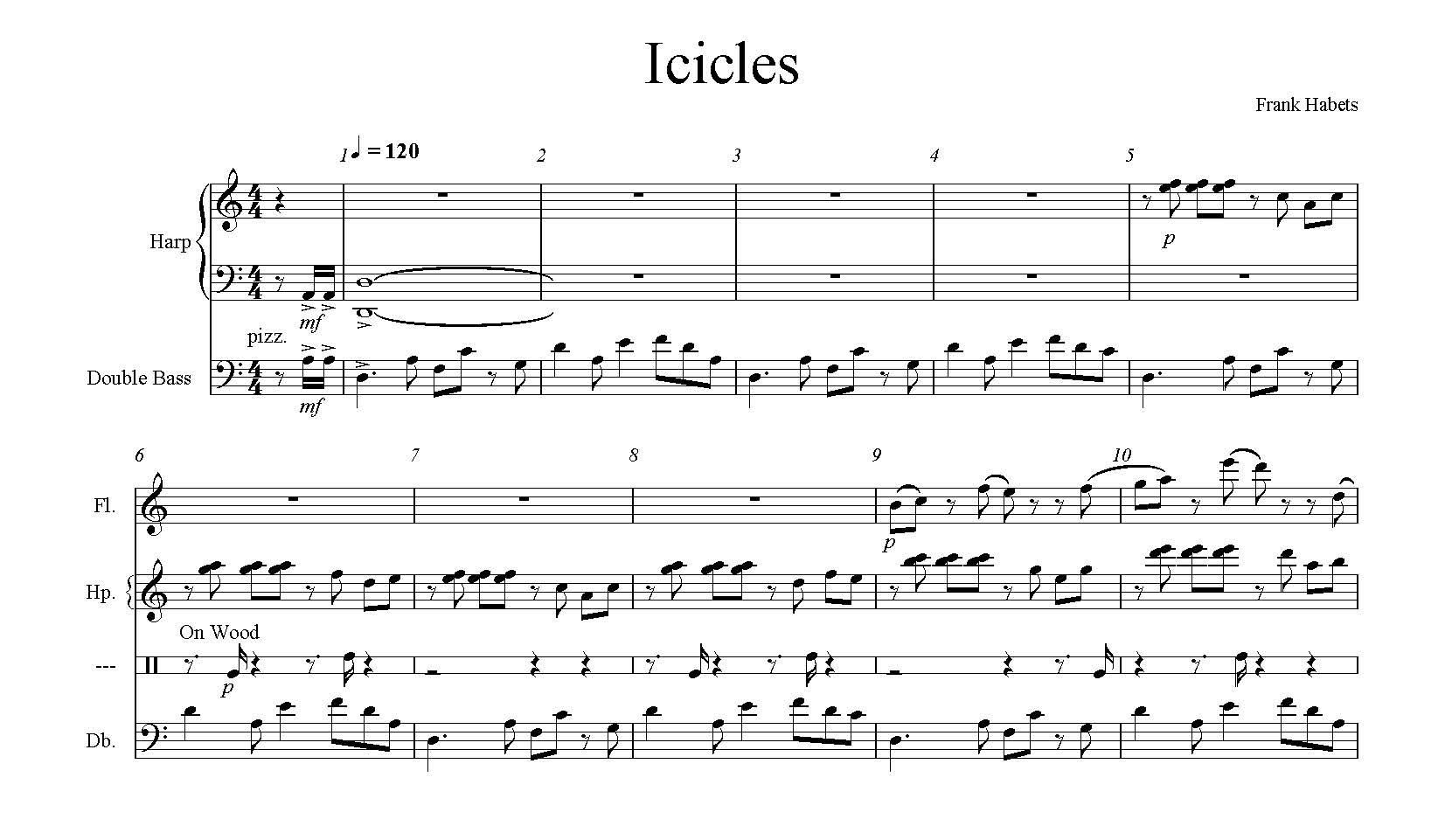 Icicles(complete) - partituur