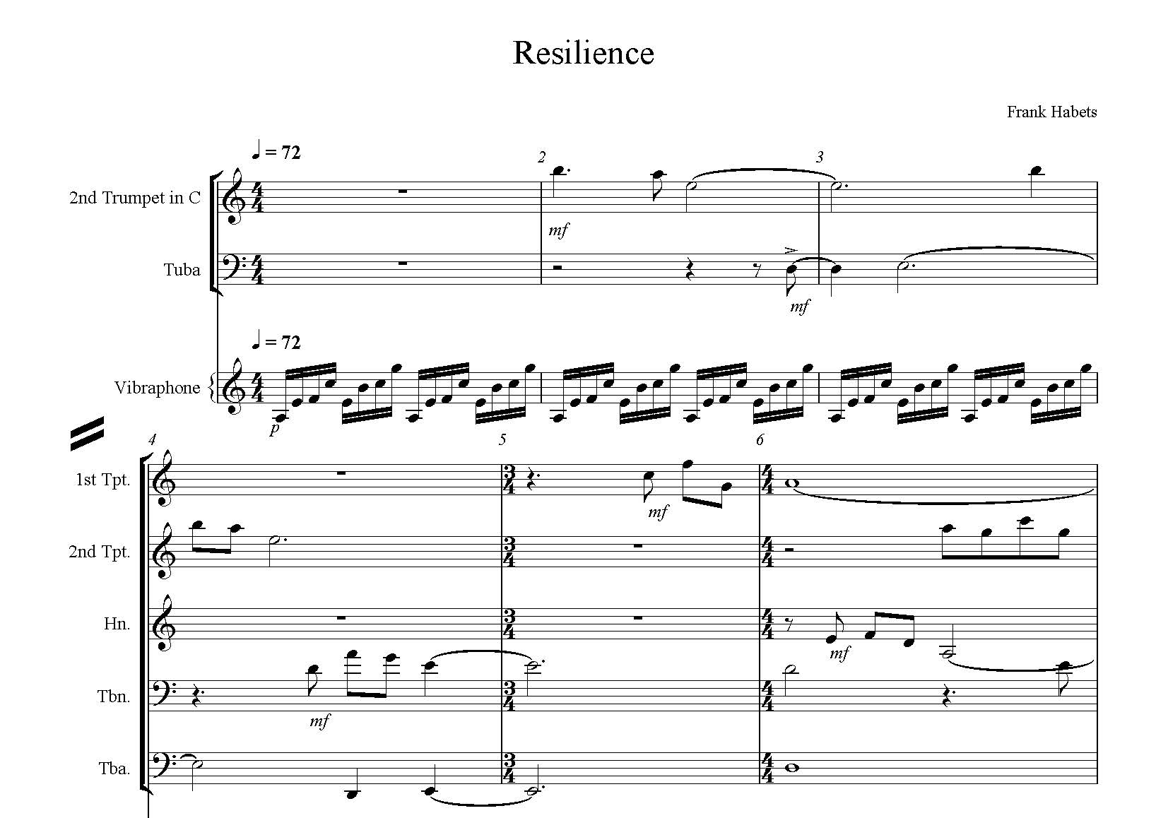 Resilience(complete) - partituur